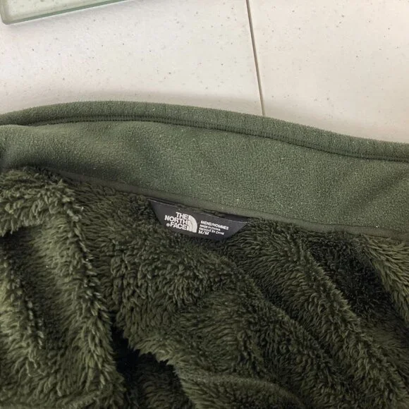 The North Face the Chimborazo Sweatshirt Mens Size M Green Full Zip Sherpa Line - Picture 5 of 5